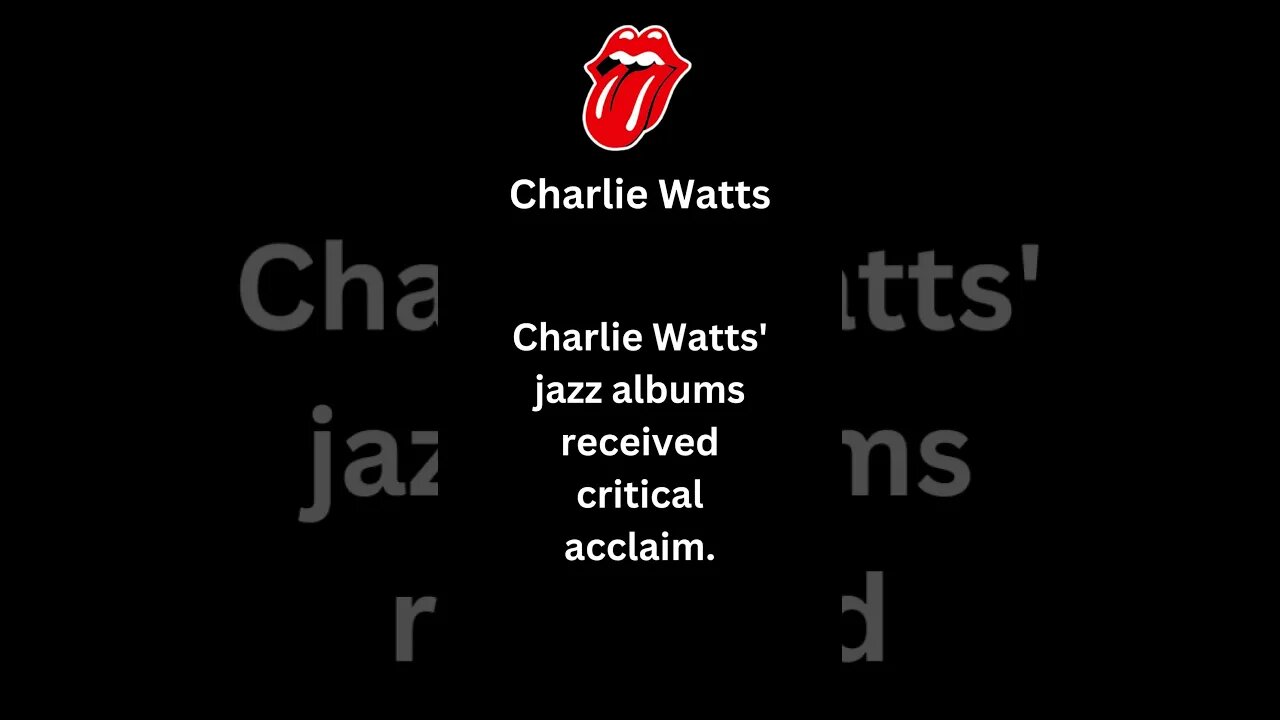 "Rocking with the Stones: Bite-sized Insights" Charlie Watts #shorts #rollingstones #rocknroll