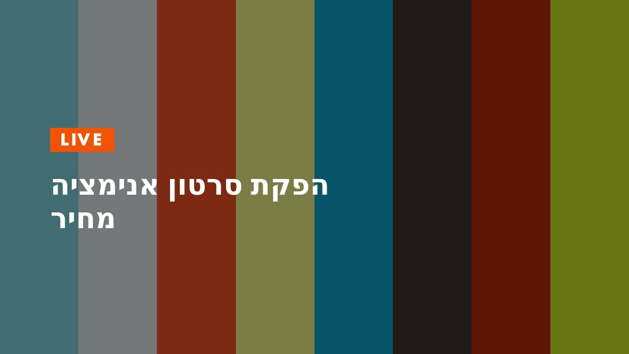 הפקת סרטון אנימציה מחיר