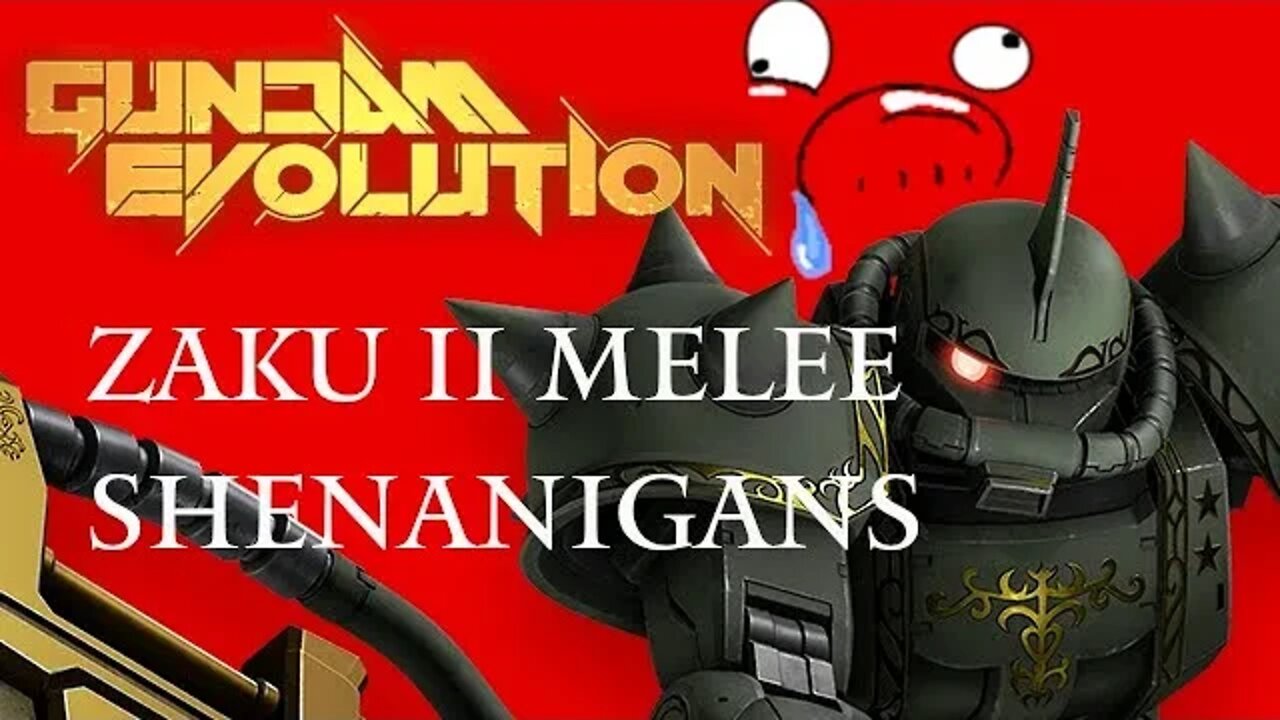 Gundam Evolution - Embarrassing Myself Learning Zaku II Melee