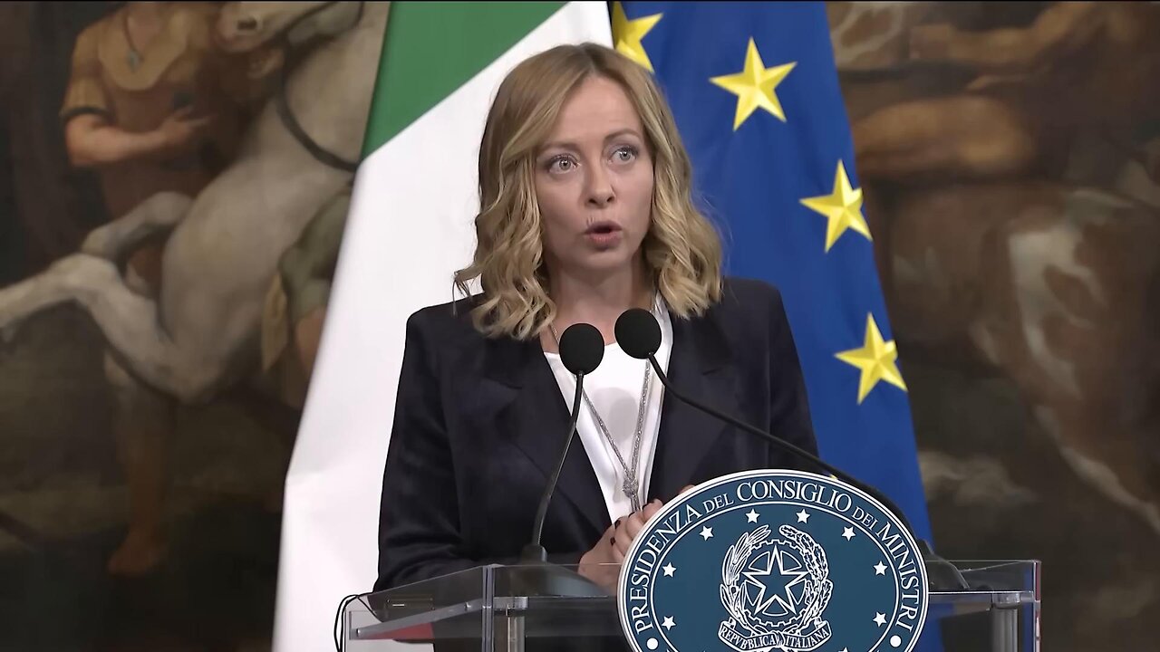 NATO Secretary General with the Prime Minister of Italy Giorgia Meloni - November 5, 2024