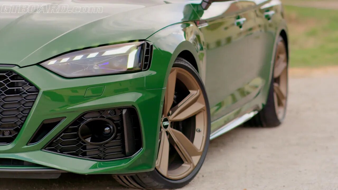 Facelift Audi RS5 Sportback in SUPERDETAIL. Sonoma Green!