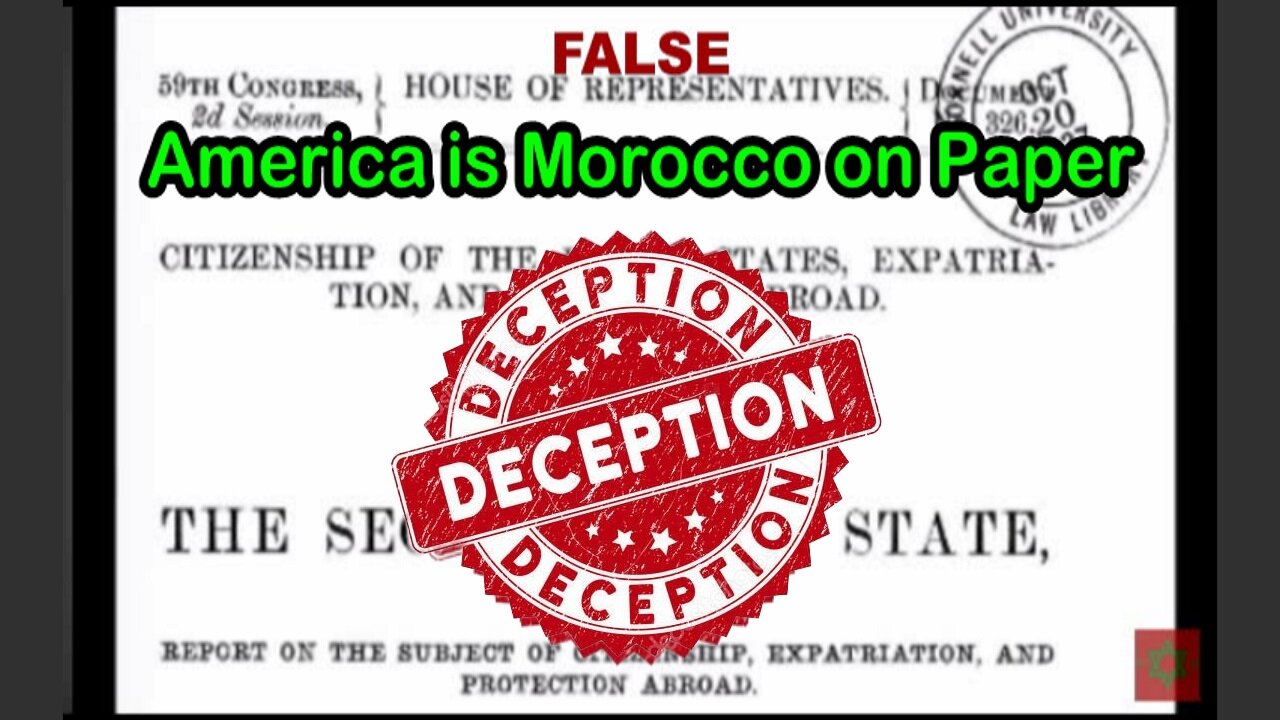 ⛔America is Morocco Claim by Moors is FALSE😡