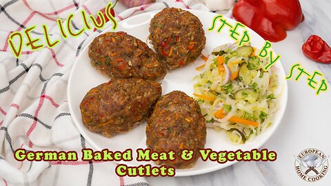 How To Make German Baked Meat & Vegetable Cutlets