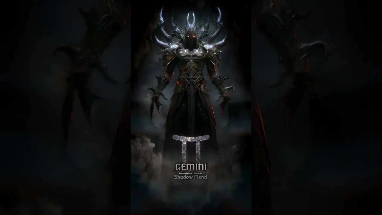 GEMINI | Shadow Fiend as Zodiac Sign Gemini | Track: Finger of Death | Phonk @126 BPM #zodiac