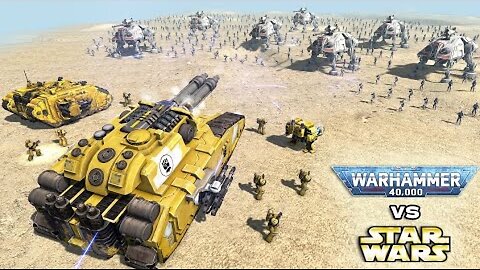 WARHAMMER 40K vs STAR WARS: Space Marines vs Clone Troopers - Men of War: Assault Squad 2