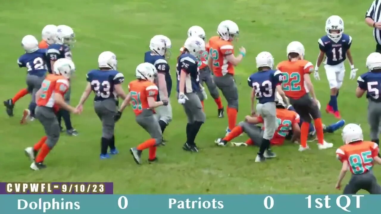 CVPWFL Dolphins Vs Patriots 9/10/23