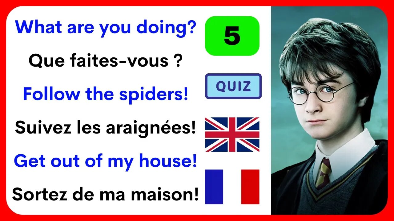 Testez et améliorez votre anglais avec Harry Potter 📚 Part 5