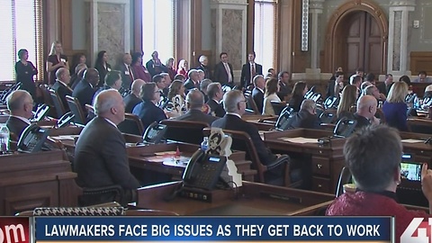 Kansas lawmakers return to work