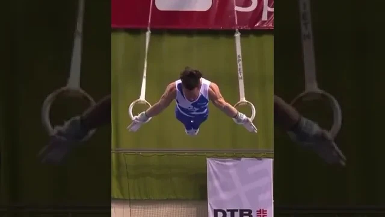 Eleftherios Petrounias (GRE) Still Rings - 2023 Cottbus World Cup #shorts