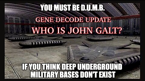 PATRIOT UNDERGROUND W/ MAJOR INTEL DROP FROM GENE DECODE. DUMBS, ISRAEL, UKRAINE +++ TY JG