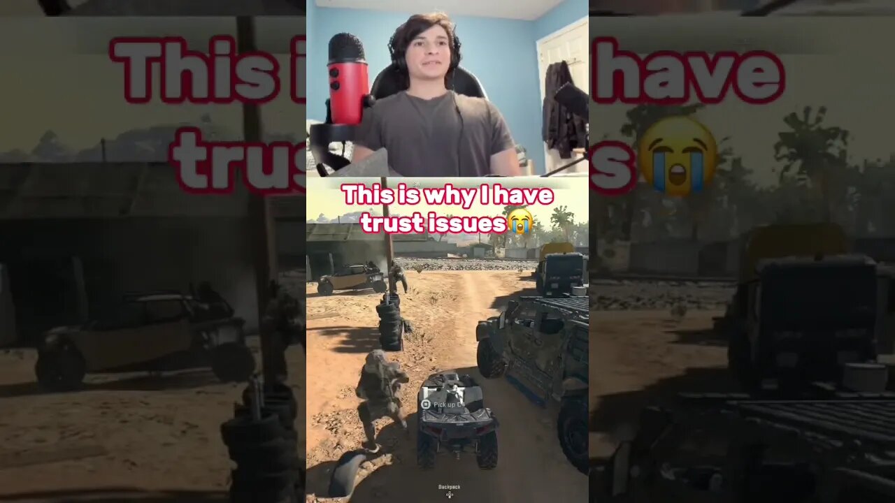 This Is Why I Have Trust Issues‼️😭 | #shorts #warzone2 #funny