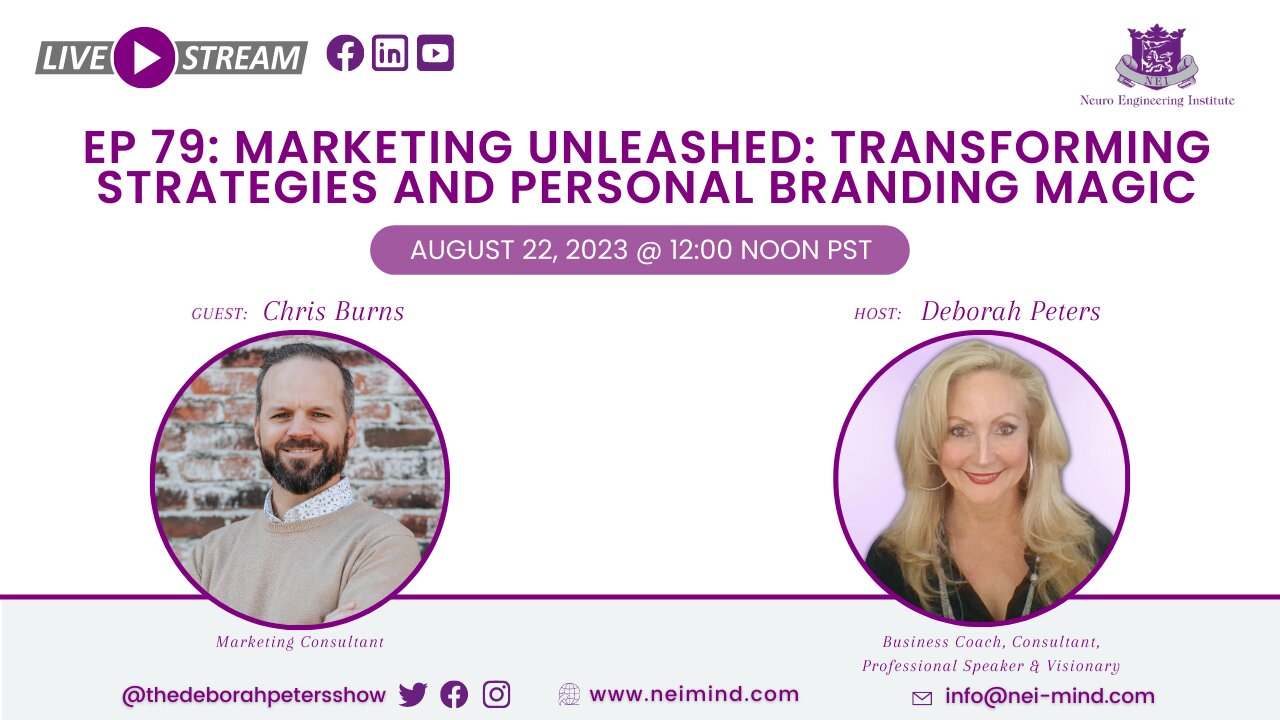 Chris Burns - Marketing Unleashed: Transforming Strategies and Personal Branding Magic