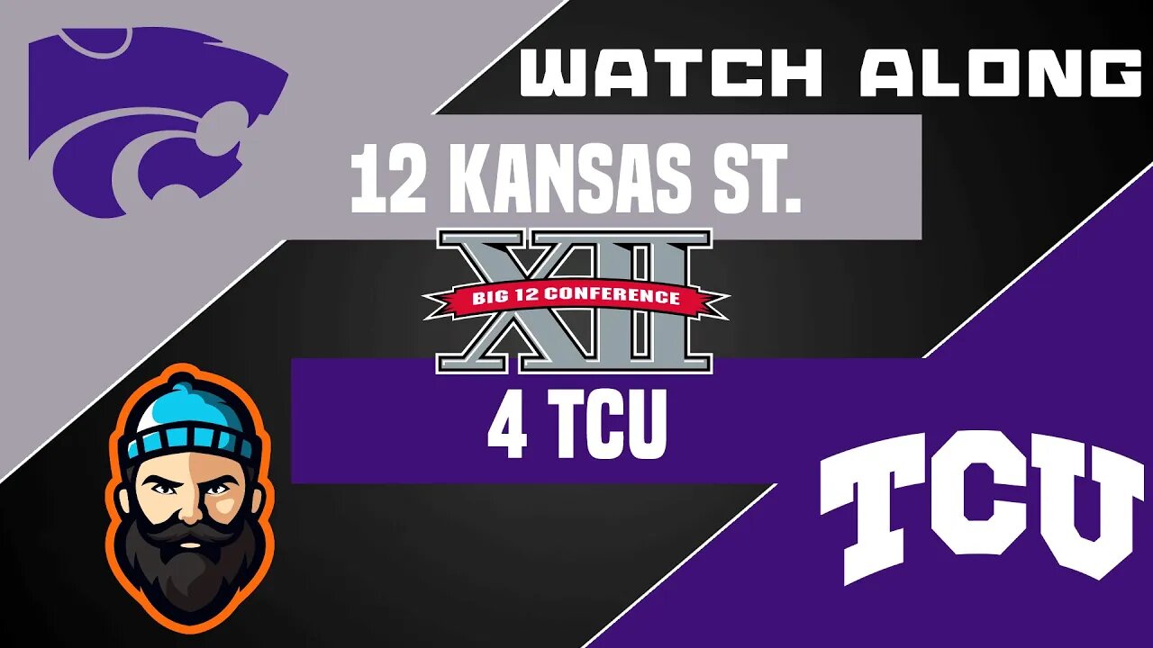 #10 Kansas State vs #3 TCU | Big 12 Championship | Watch Along