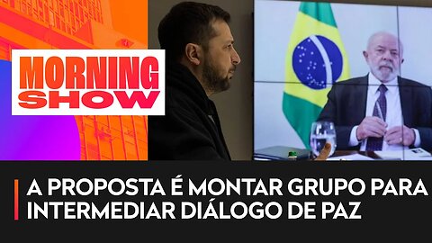 Lula e Volodymyr Zelensky conversam por videochamada