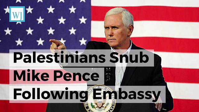 Palestinians Snub Mike Pence Following Embassy Statement... Pence Has the Perfect Response