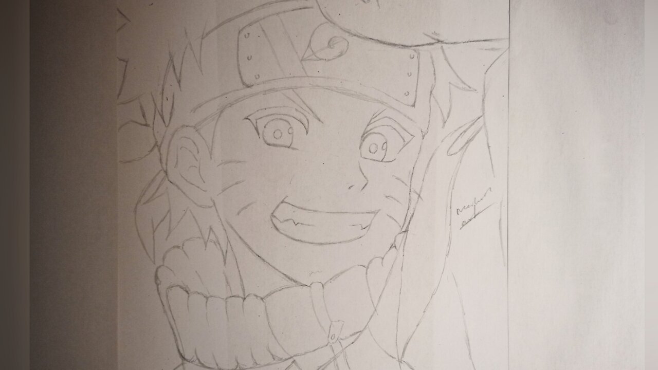 How to Draw Naruto Uzumaki very easy