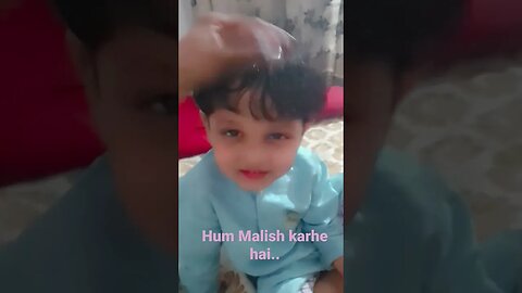 Hum malish karhe hai #viral #cutebaby #ytshorts #shorts