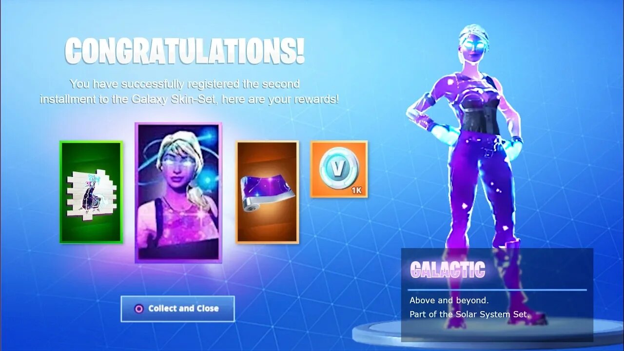 How to Get "NEW GALAXY BUNDLE" in Fortnite.. Exclusive "LLAMALAXY" Spray, FEMALE GALAXY SKIN & Wrap!