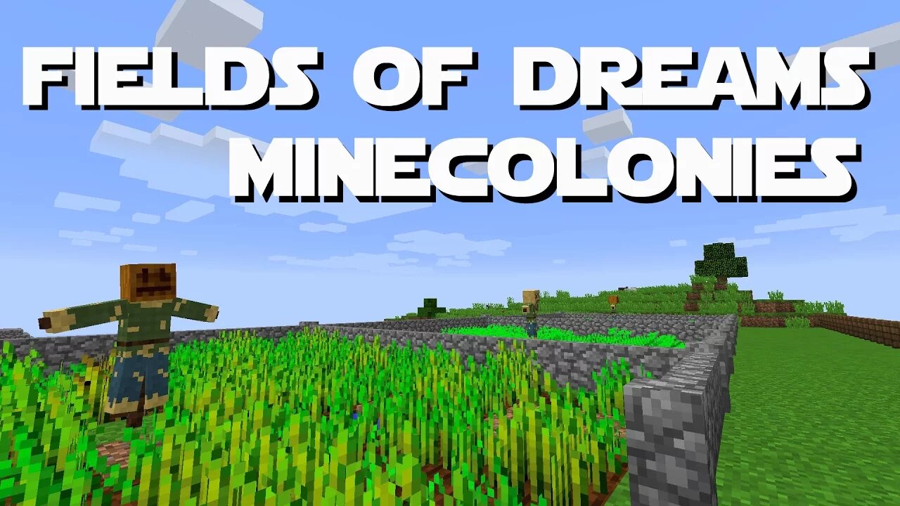 Minecraft Minecolonies -The Colony ep 22 - More Fields and A Town Hall Upgrade