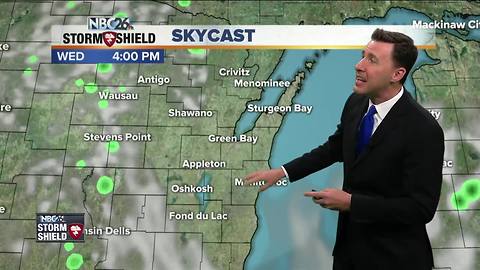 Michael Fish's NBC26 Storm Shield weather forecast