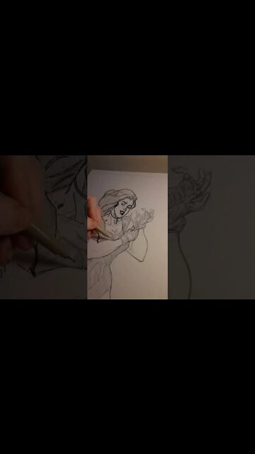 Inking She-Hulk! my eBay store at ebay.com/usr/micful-94 #shehulk #drawings #illustration