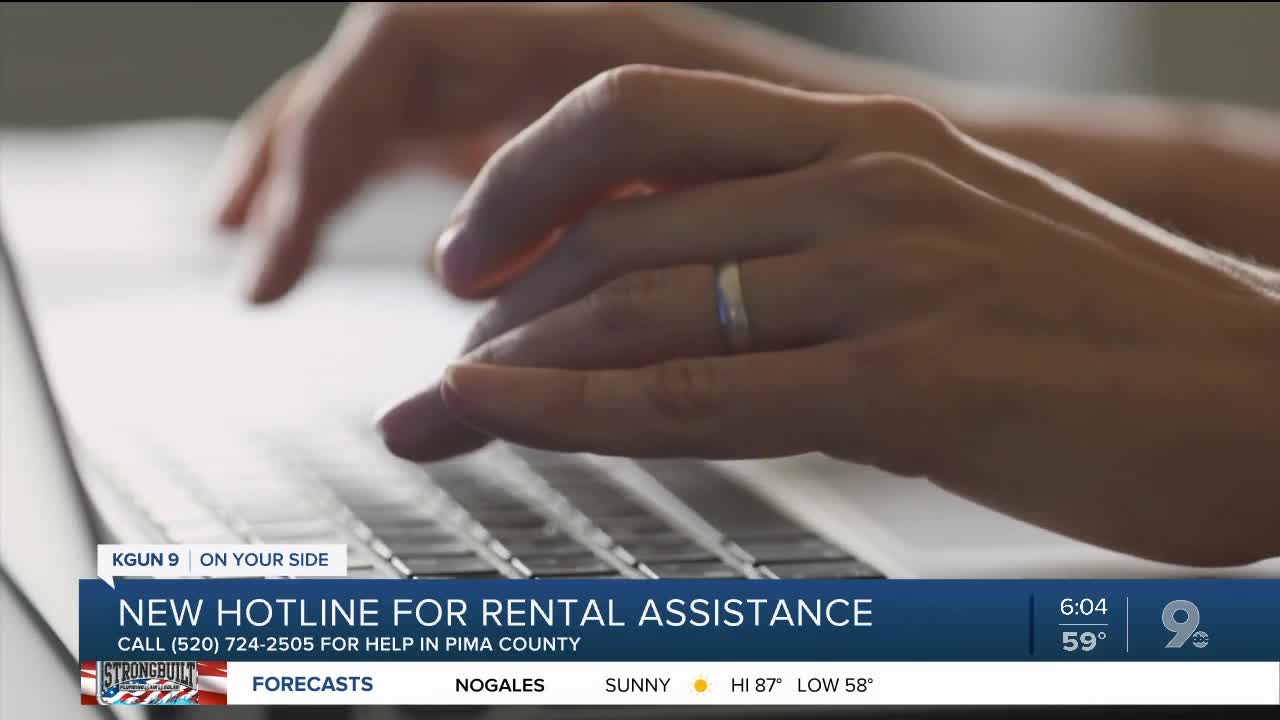 New hotline to help with rental assistance in Pima CountyA new hotline has been set up to help people seeking rental assistance.