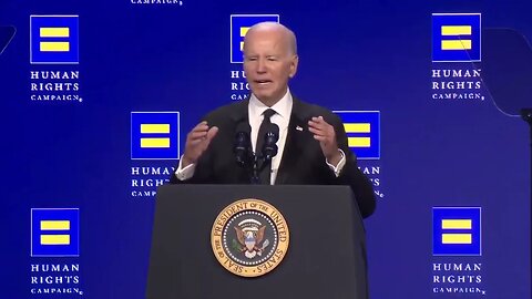 Biden Starts Rambling Even As He Reads Speech From Teleprompter: "Stand Up And Holler"