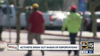 Activists speak out ahead of deportations