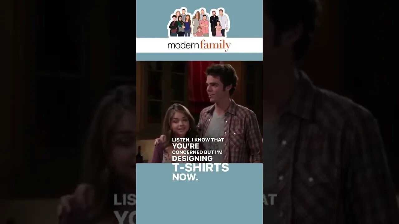 Haley and Dylan TShirts #modernfamily #haleydunphy #shorts