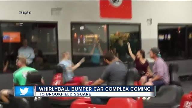 WhirlyBall bumper car complex and BistroPlex coming to Brookfield Square