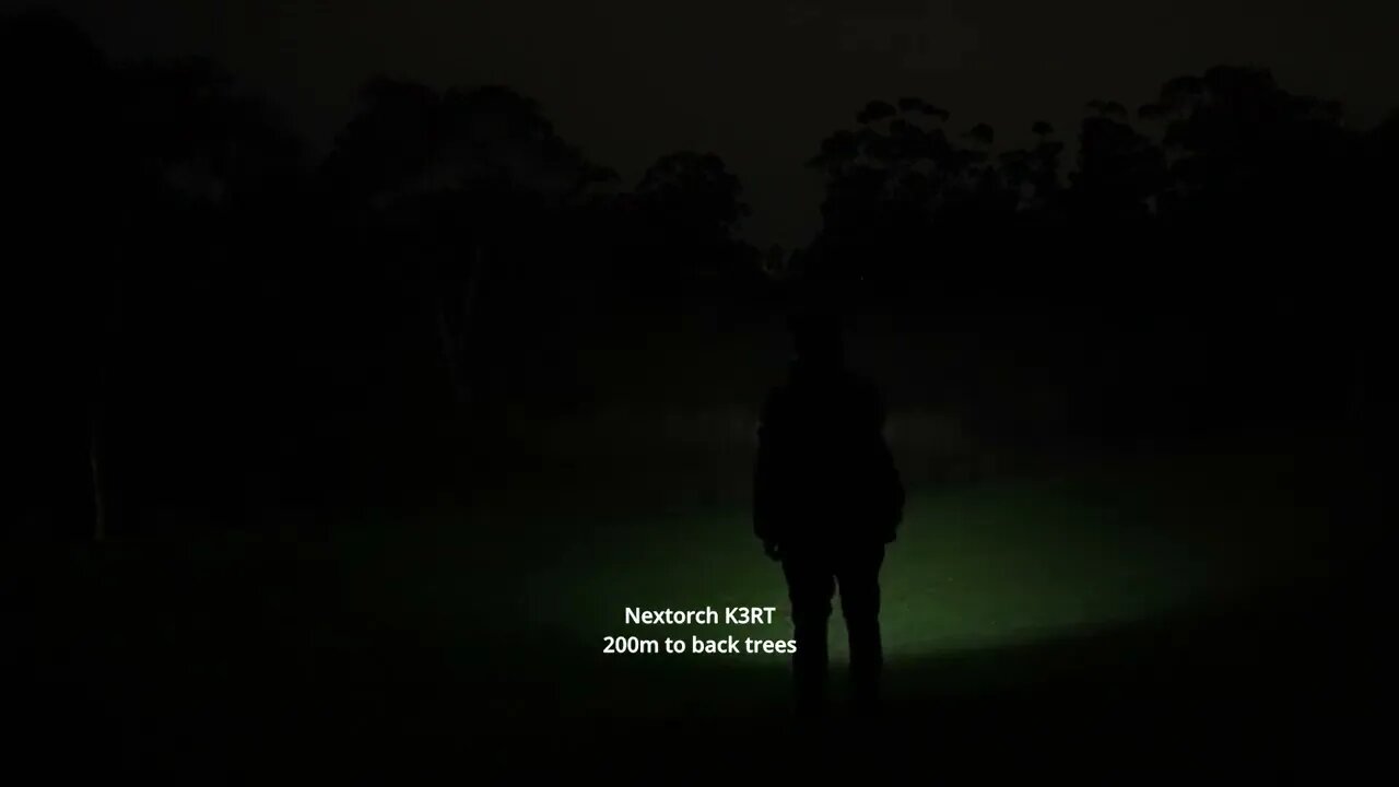 Beamshot test: Nextorch K3RT @ 200m