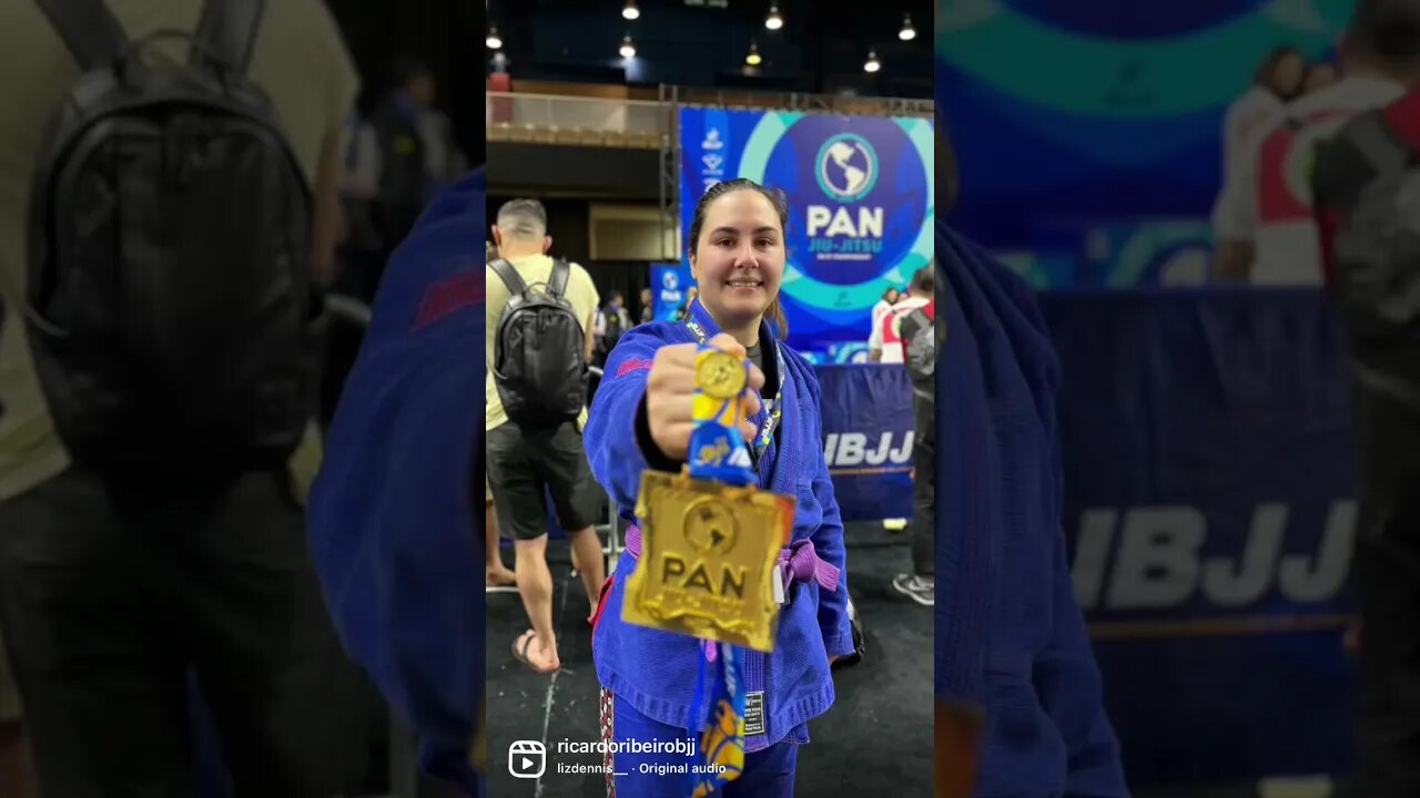 She did it.........NEW PAN AMS CHAMP 😮 #bjj #jiujitsu #bjjlifestyle