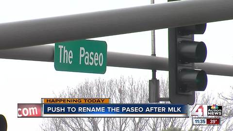 Push to rename the Paseo after MLK Jr.