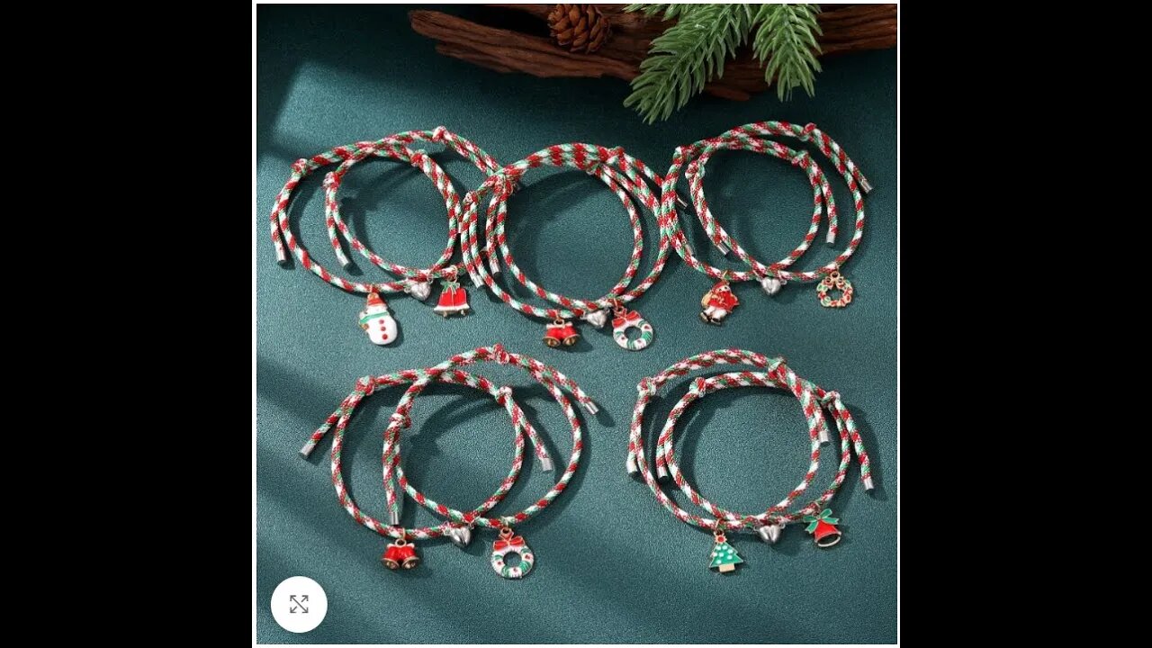 Holiday Hugs Magnetic Bracelet #shorts