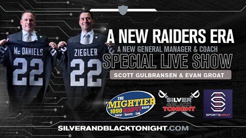 Silver & Black Tonight Live: Dave Zeigler & Josh McDaniels Era Begins for Raiders