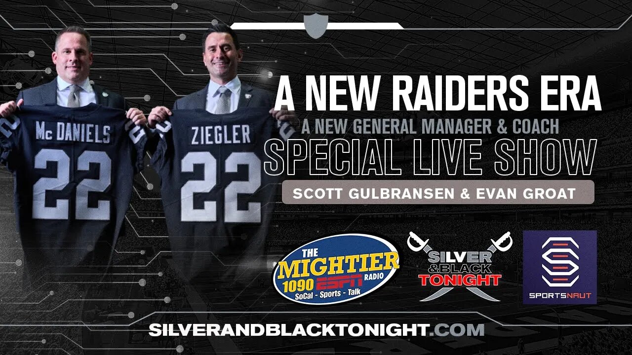 Silver & Black Tonight Live: Dave Zeigler & Josh McDaniels Era Begins for Raiders