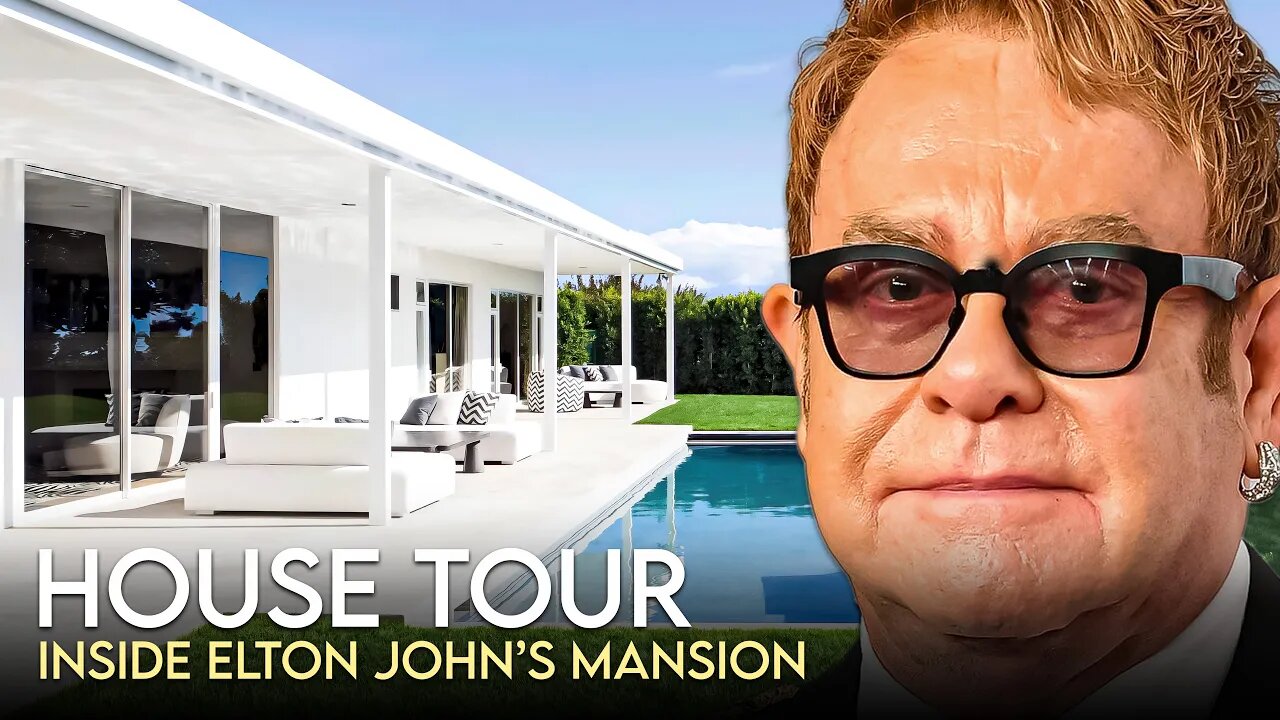 Elton John | House Tour | $30 Million Beverly Hills Mansion & More