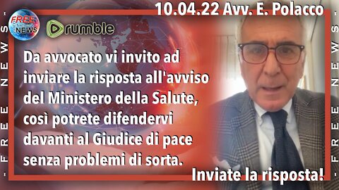 10.04.22 Avv. Polacco: over 50 inviate la risposta al Ministero!