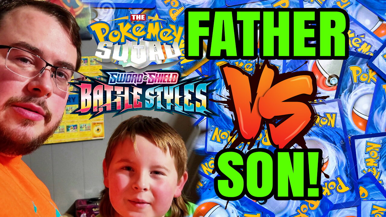 Father Son Pack Battle! Battle Styles! Who Will Win? Pokemon Cards!