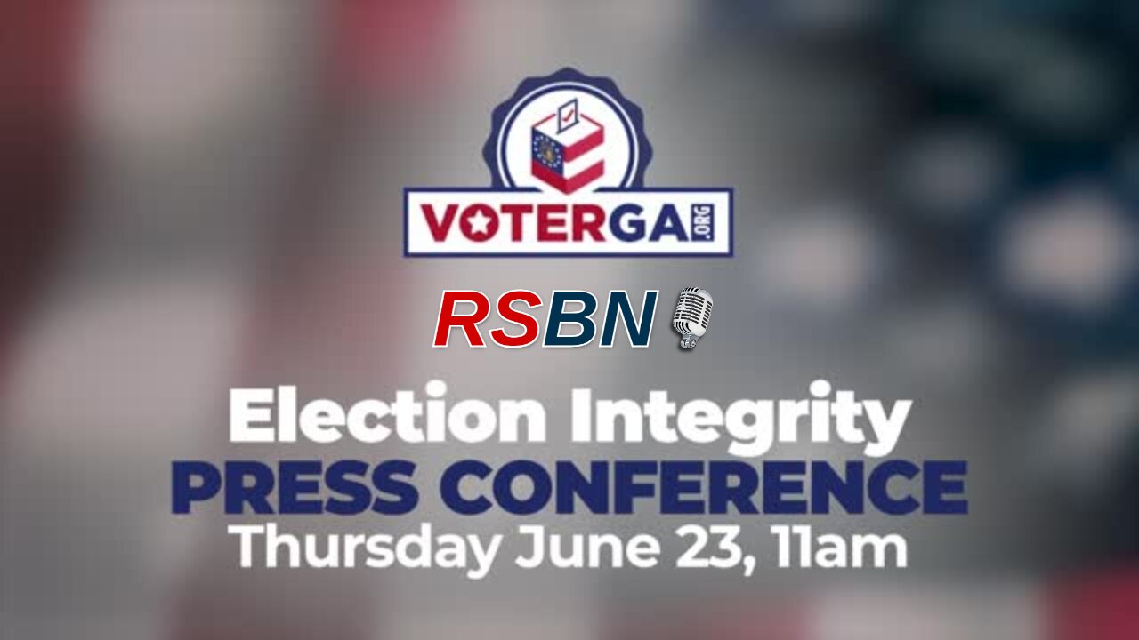 VoterGA Press Conference on Secretary of State Primary Results 6/23/22