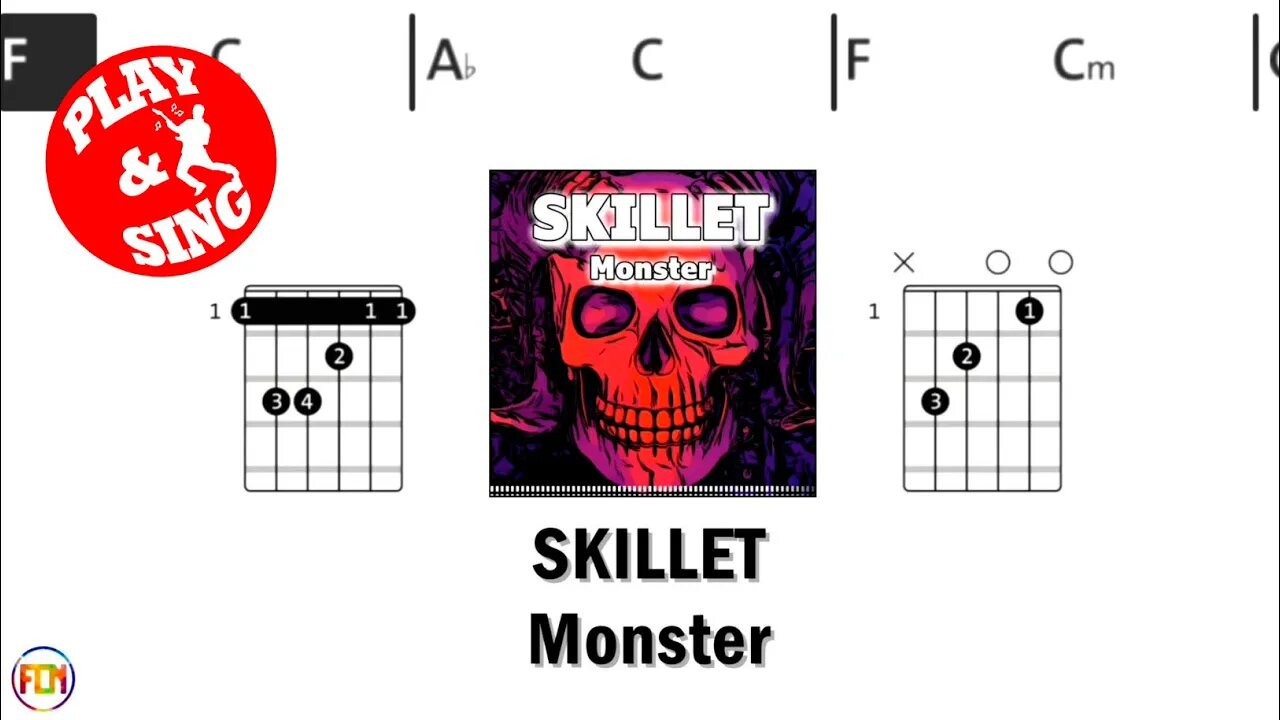 SKILLET Monster FCN GUITAR CHORDS & LYRICS