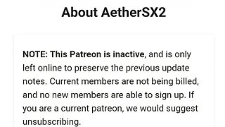 Official AETHERSX2 UPDATE NOTES (Patreon post) link in the description