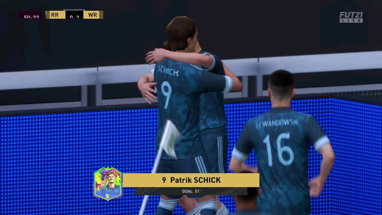 Fifa21 FUT Squad Battles - Patrick Schick goal