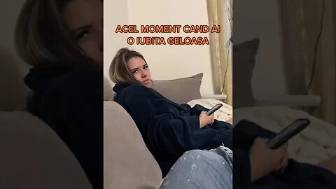 ACEL MOMENT CAND AI O IUBITA GELOASA #oguritamica #mancaciosul #mancare