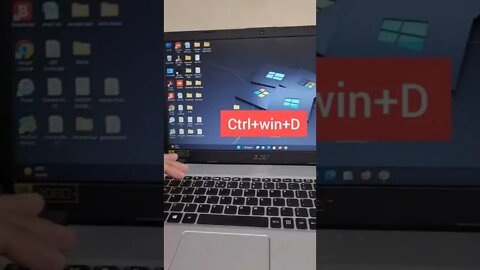 Virtual desktop in windows pc #shorts #youtubeshorts