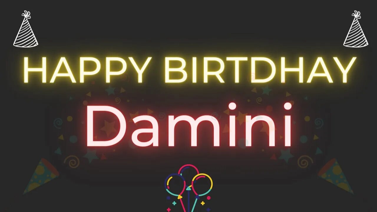 Happy Birthday to Damini - Birthday Wish From Birthday Bash