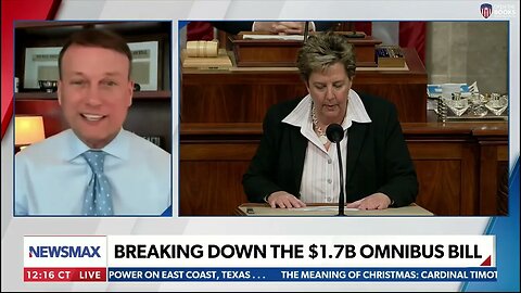 John Bachmann Now NewsmaxTV - Breaking Down the $1 7B Omnibus Bill