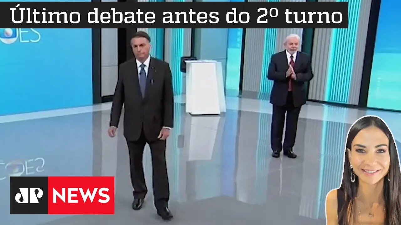 Resumo dos primeiros blocos do debate entre Lula e Bolsonaro na TV Globo nesta sexta (28)