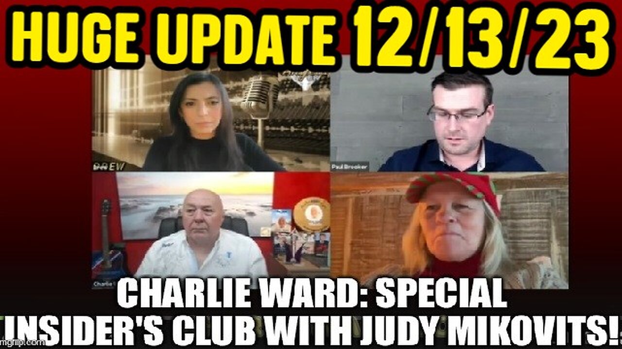 Charlie Ward: Special Insider's Club With Judy Mikovits!