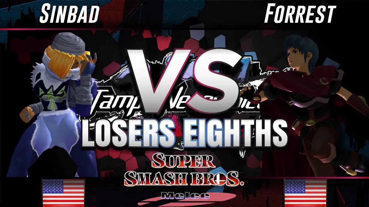 DPG | Sinbad (Sheik) vs. Publix | Forrest (Marth/Fox) - Melee Losers Eighths - TNS 8